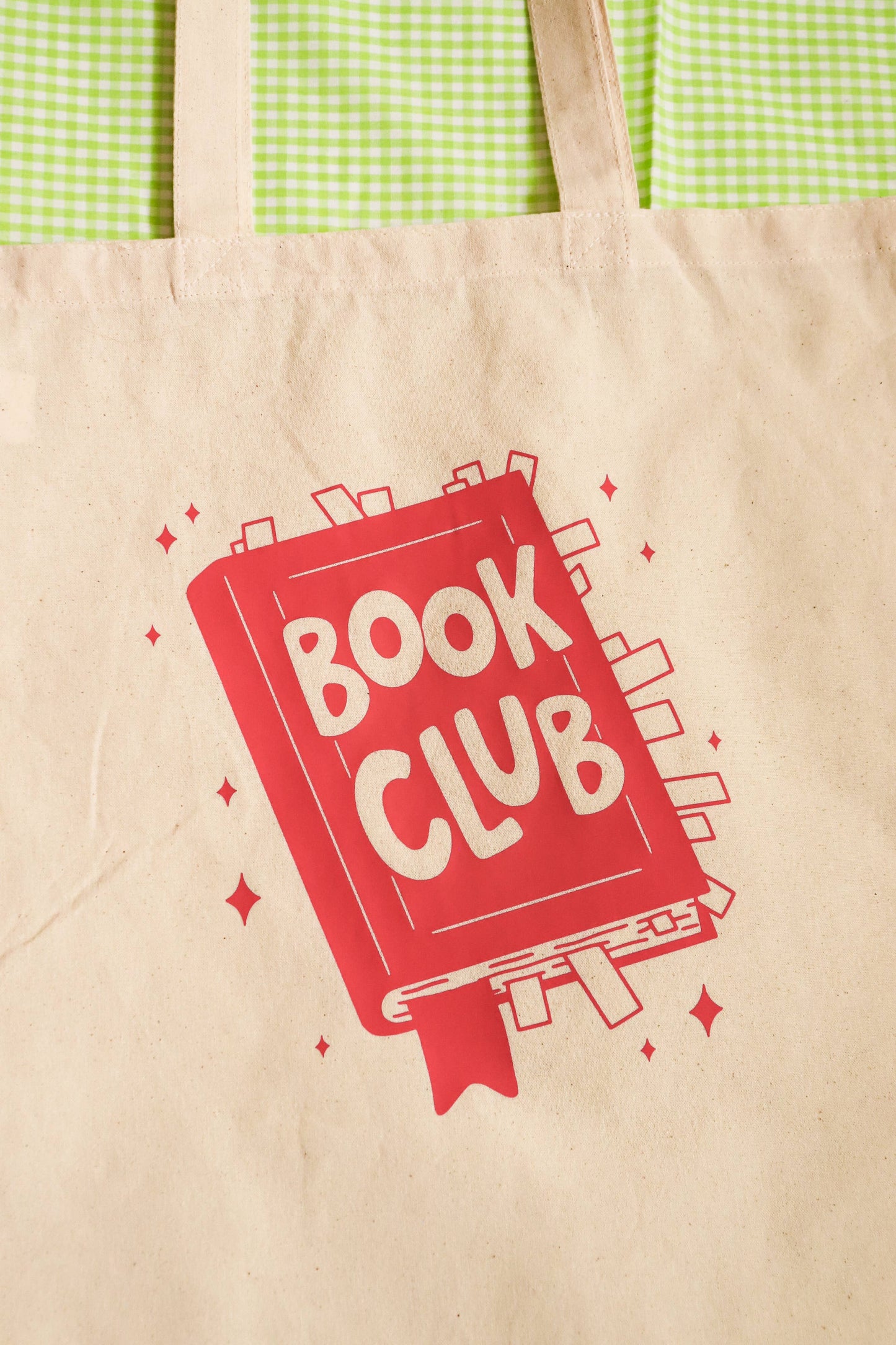 Book Club | Natural Cotton Tote Bag