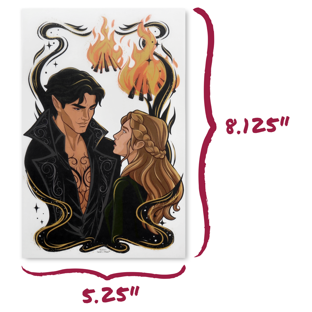 A Court of Thorns and Roses Book Scene Illustrations (6-Pack)