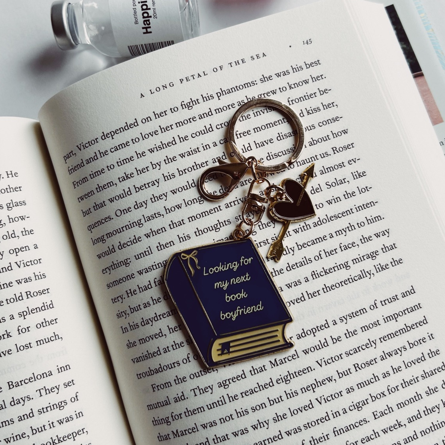 Looking for My Next Book Boyfriend Keychain