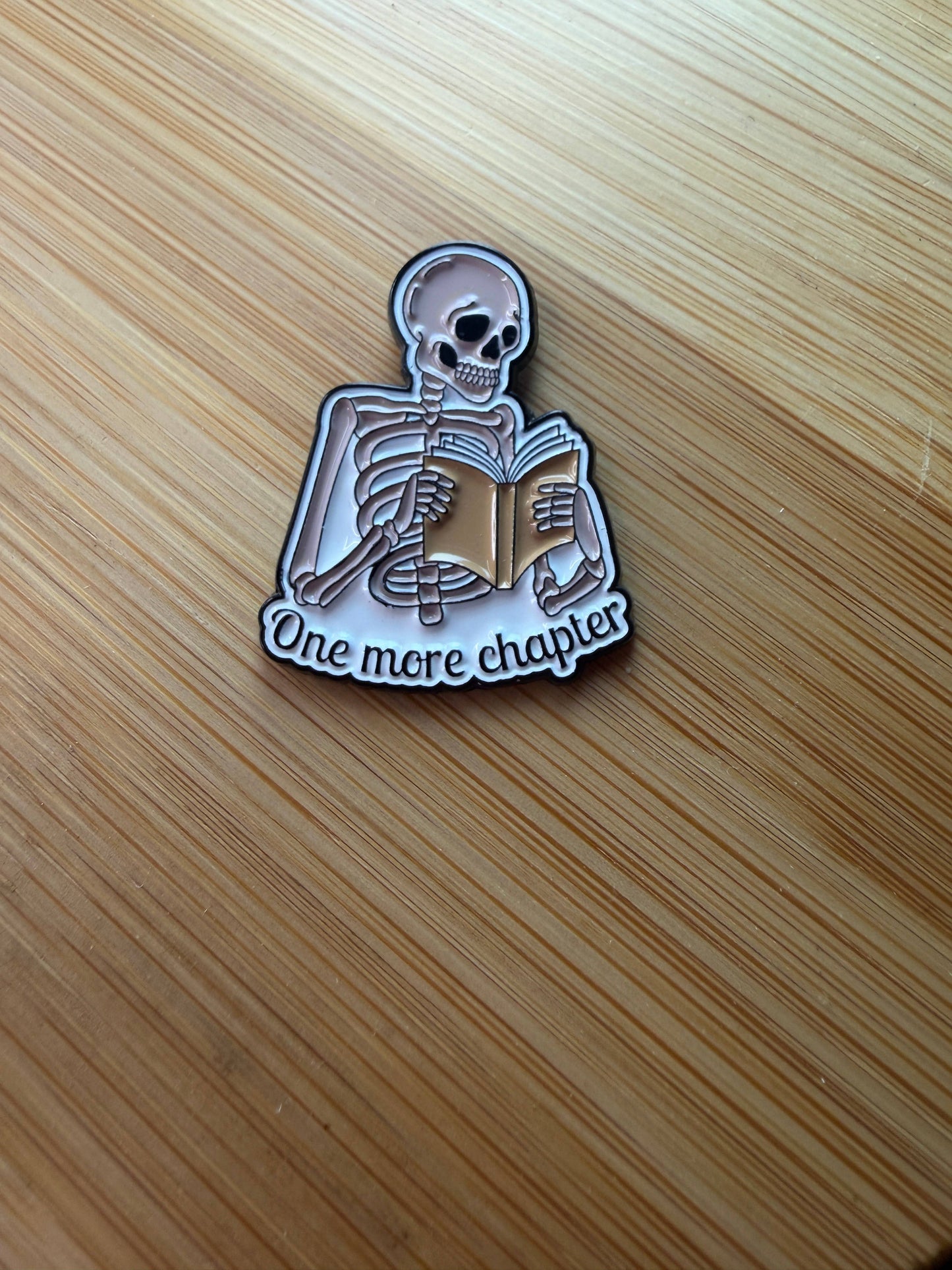 One More Chapter - Spooky - Skeleton Reading - TBR