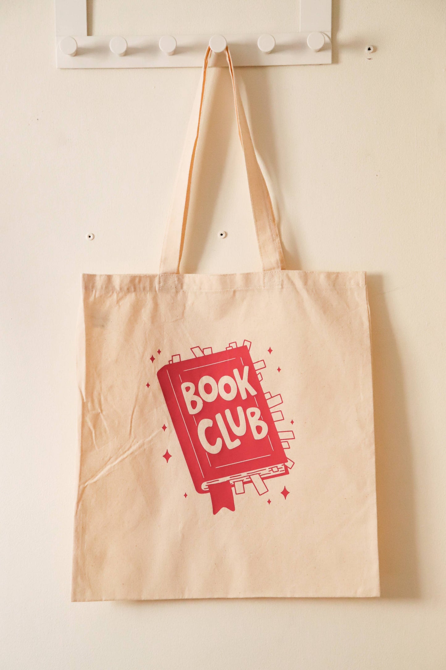 Book Club | Natural Cotton Tote Bag