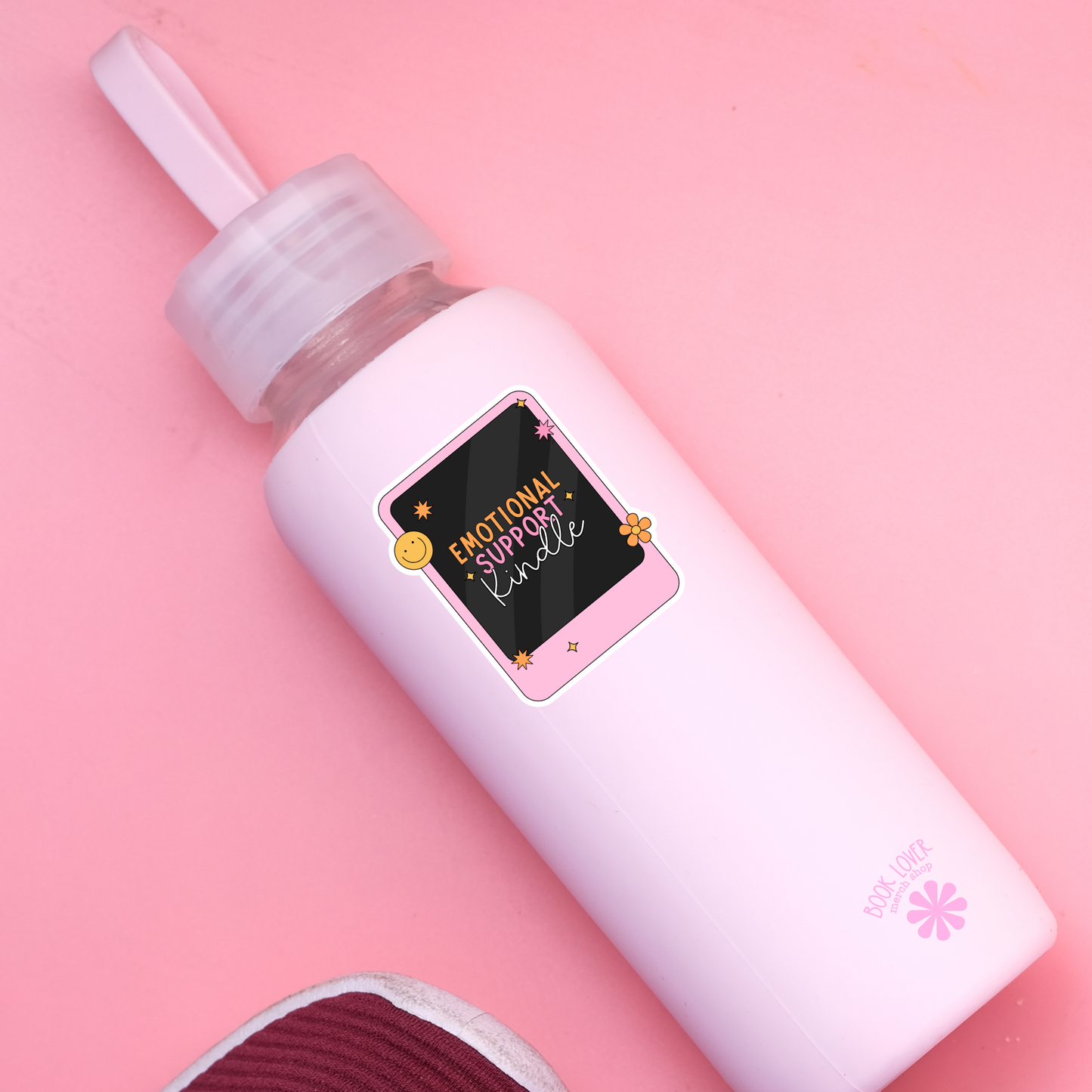 Emotional Support Kindle Sticker