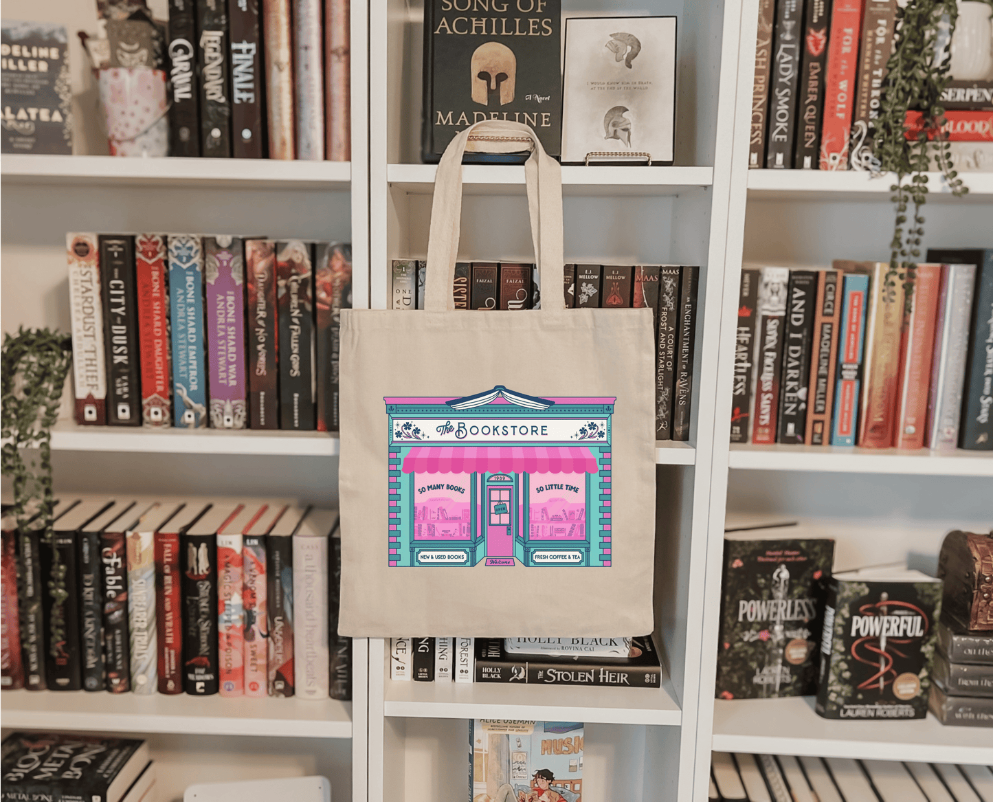 Pink Bookstore Tote