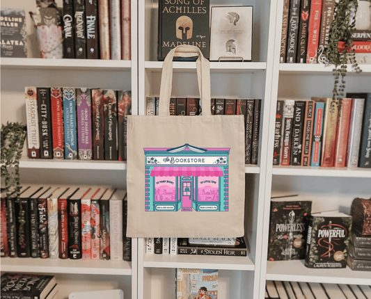 Pink Bookstore Tote
