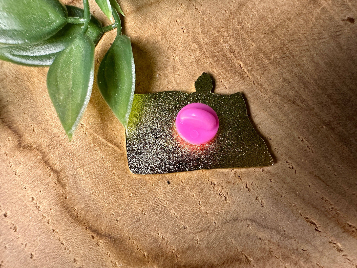 Slow Burn Romance Trope Enamel Pin