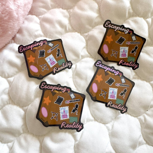 Escaping Reality Bookish Sticker