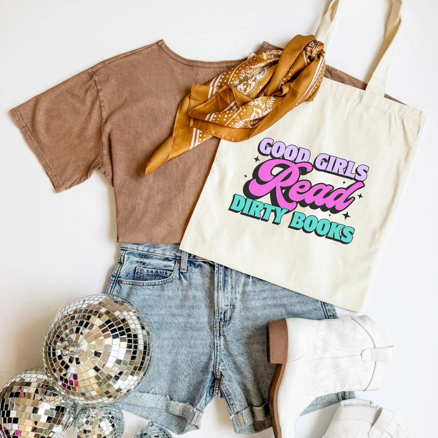 Good Girls Read Dirty Books Tote Bag