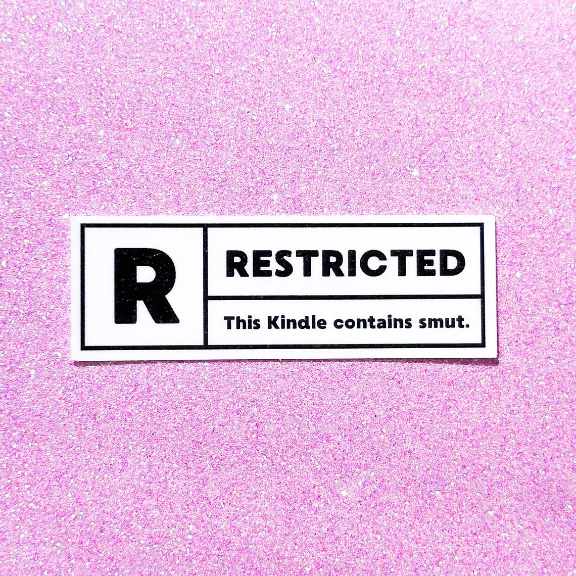 This kindle contains smut sticker