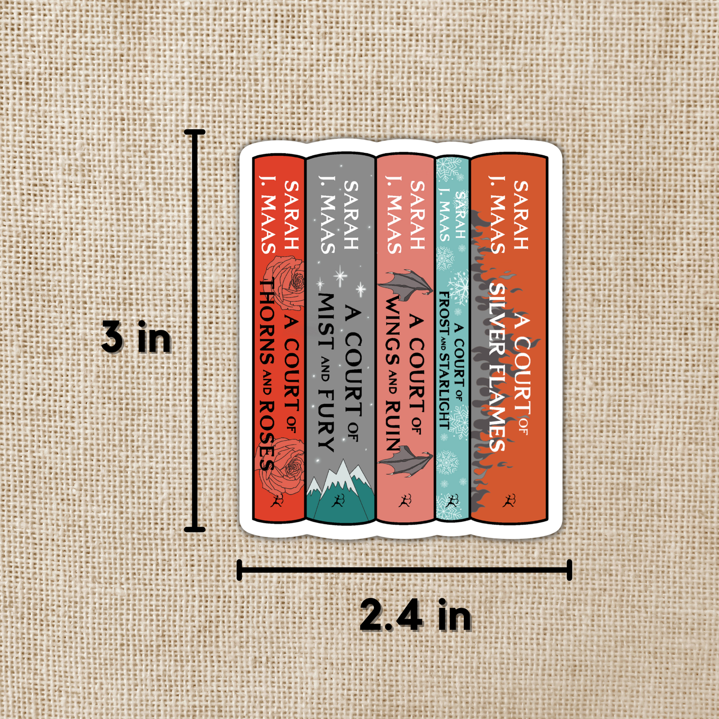 ACOTAR Series Sticker | Sarah J. Maas