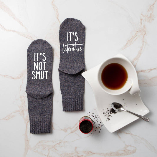 "It's Not Smut, It's Literature" Women's Socks