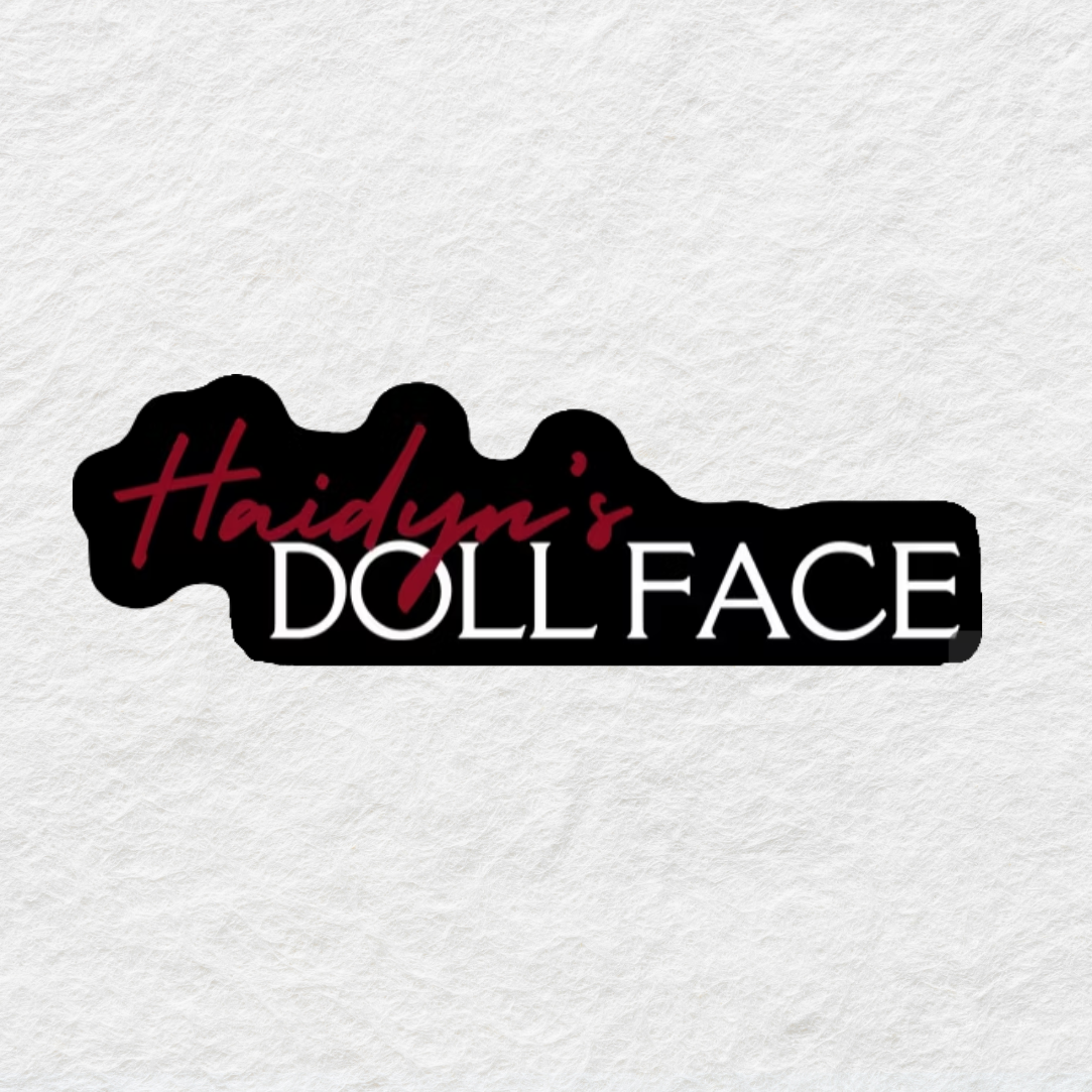 Haidyn's Doll Face Sticker