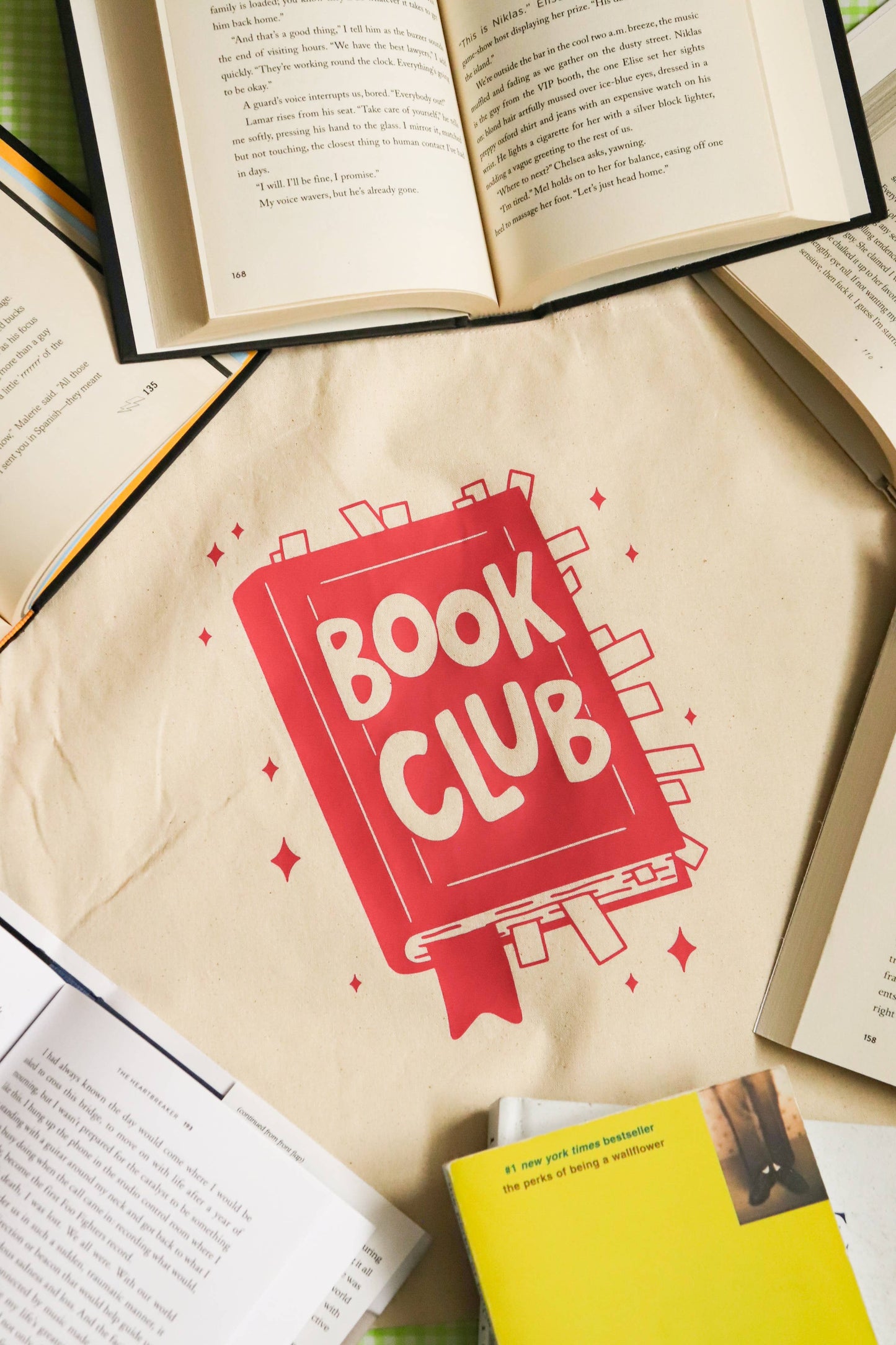 Book Club | Natural Cotton Tote Bag