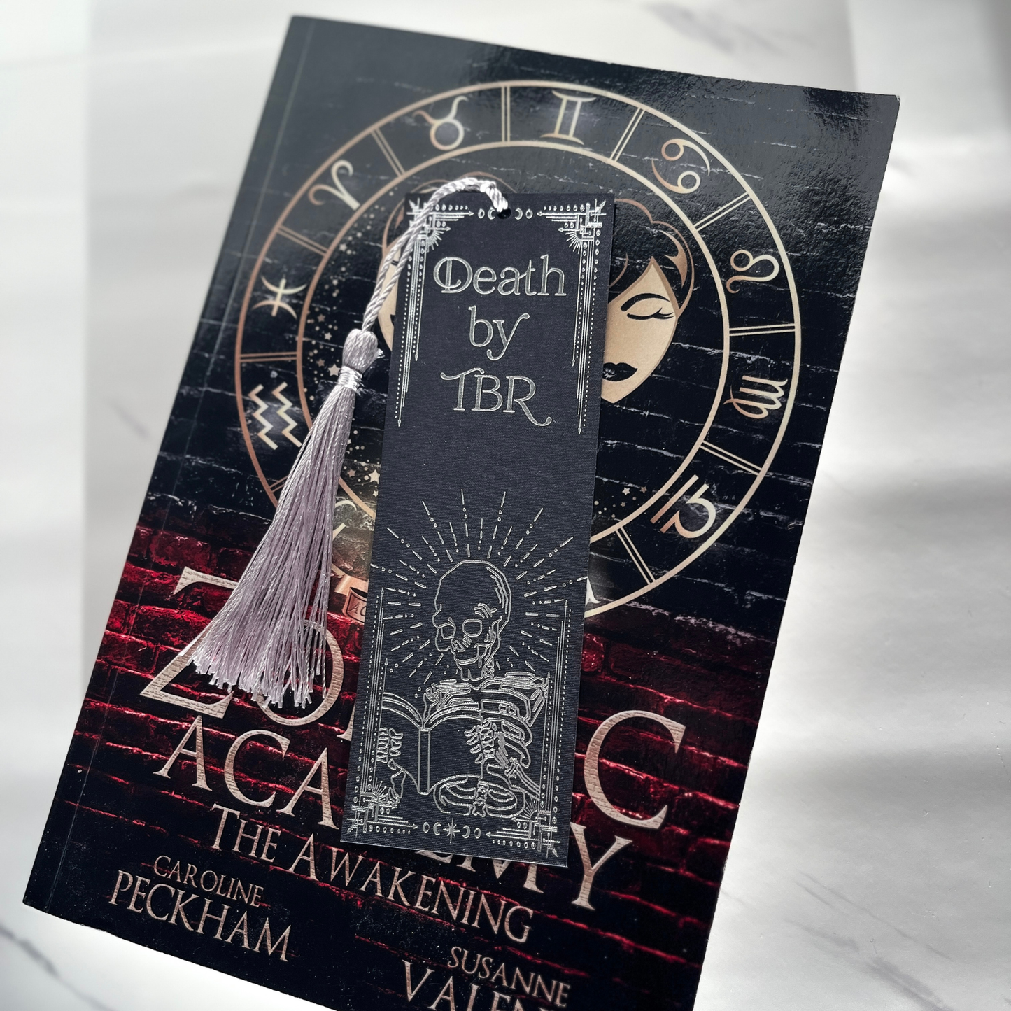 Death by TBR Holographic Bookmark