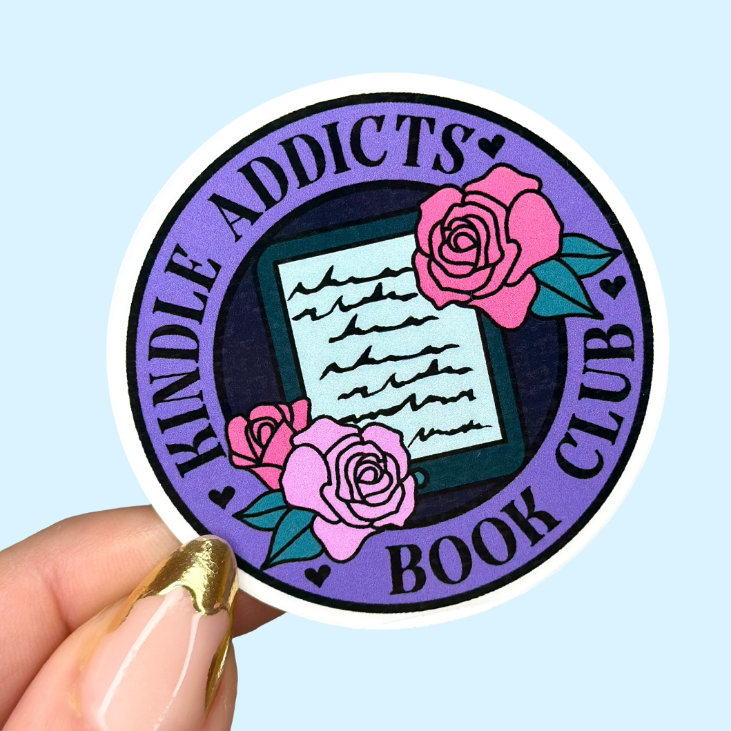Kindle Addicts Book Club Sticker