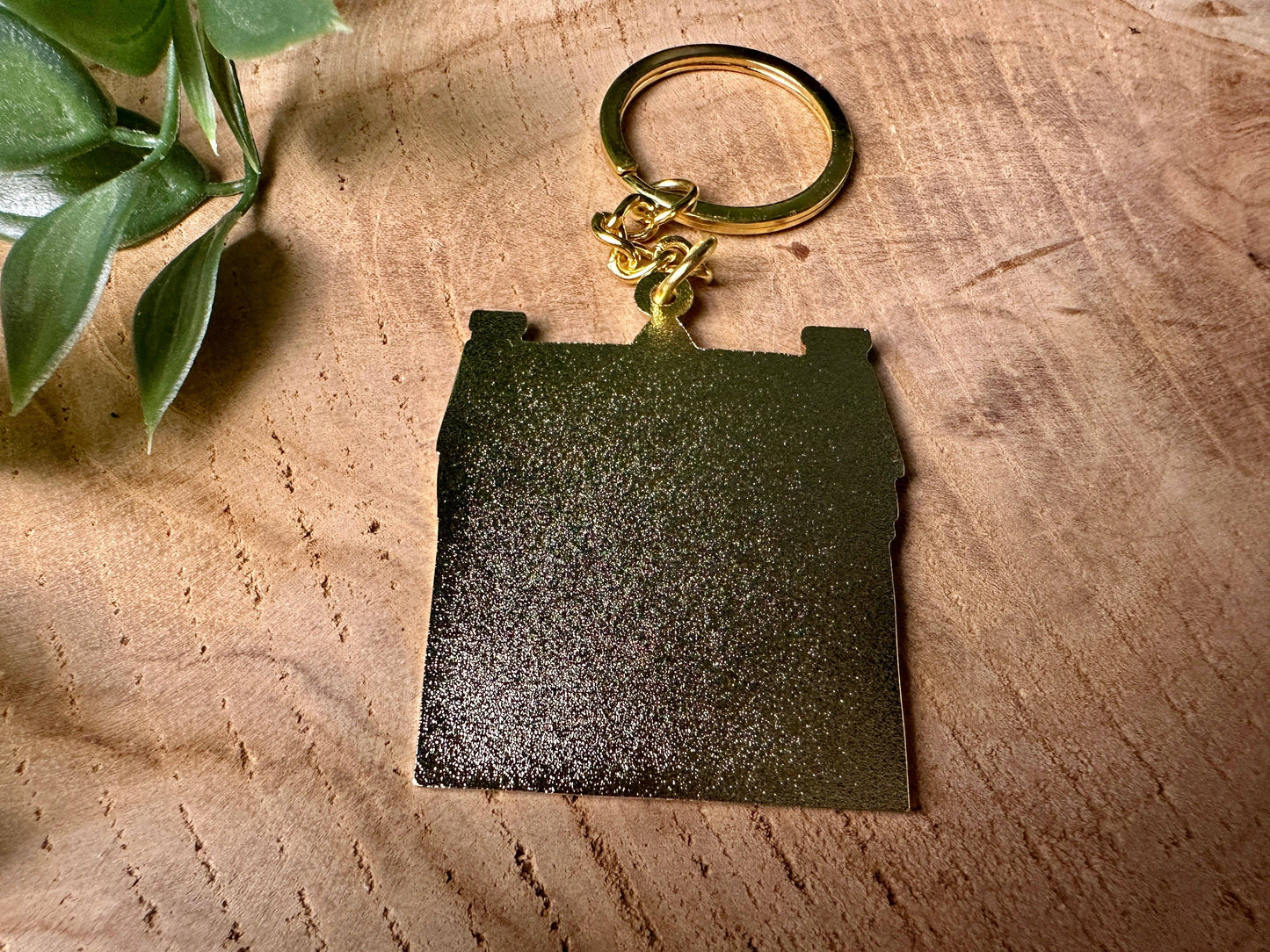 Bookstore Enamel Keychain