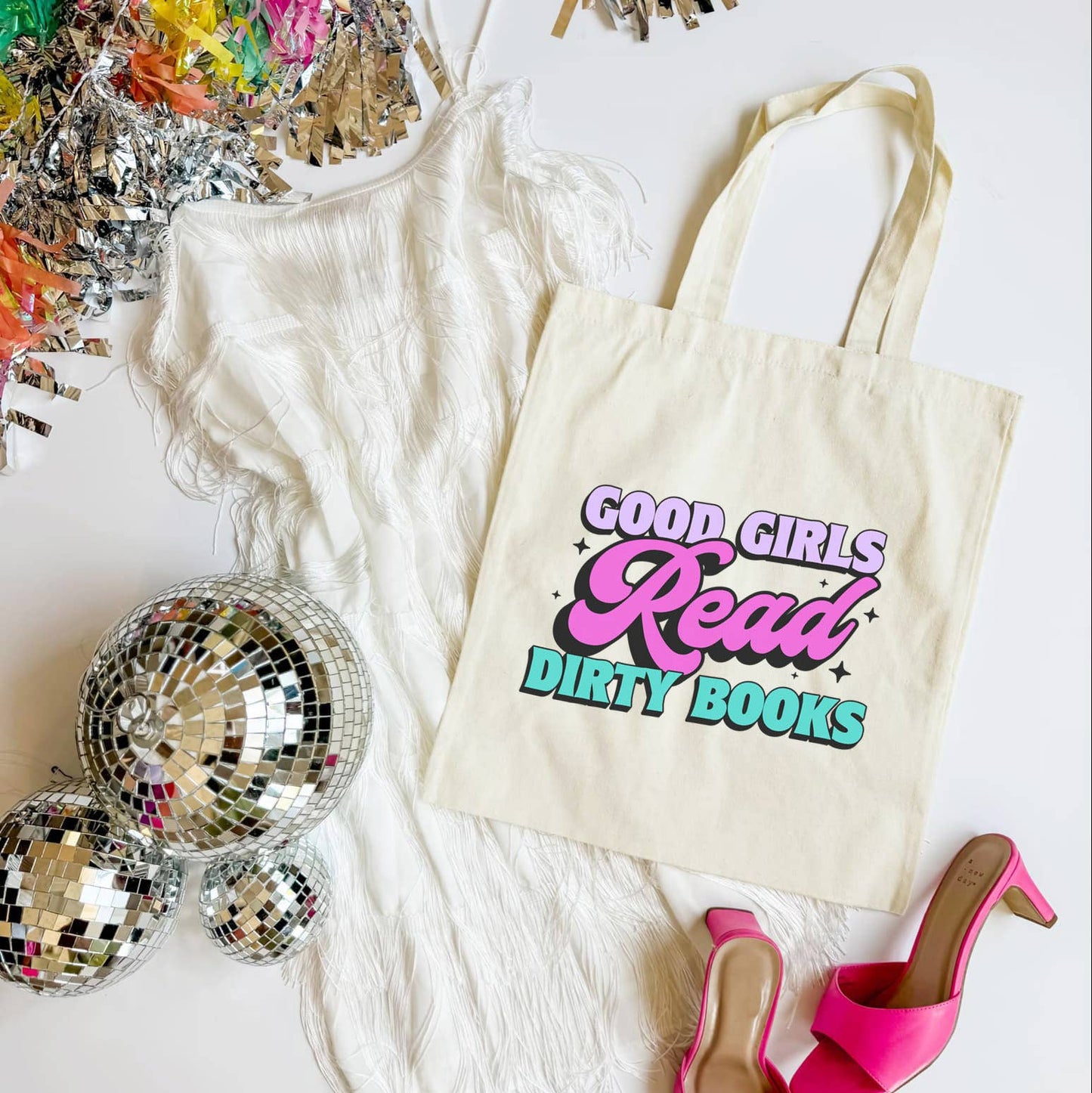 Good Girls Read Dirty Books Tote Bag