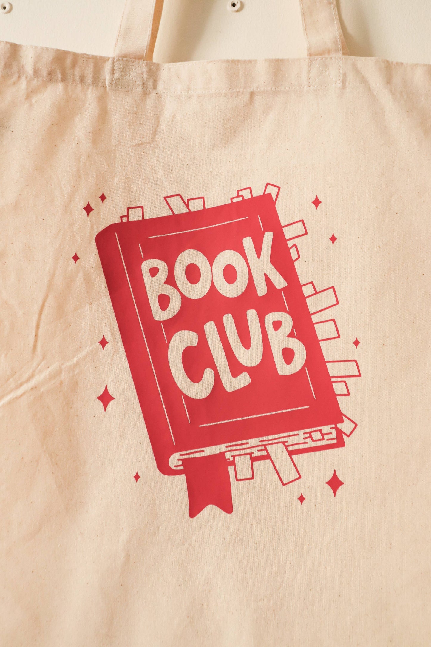 Book Club | Natural Cotton Tote Bag