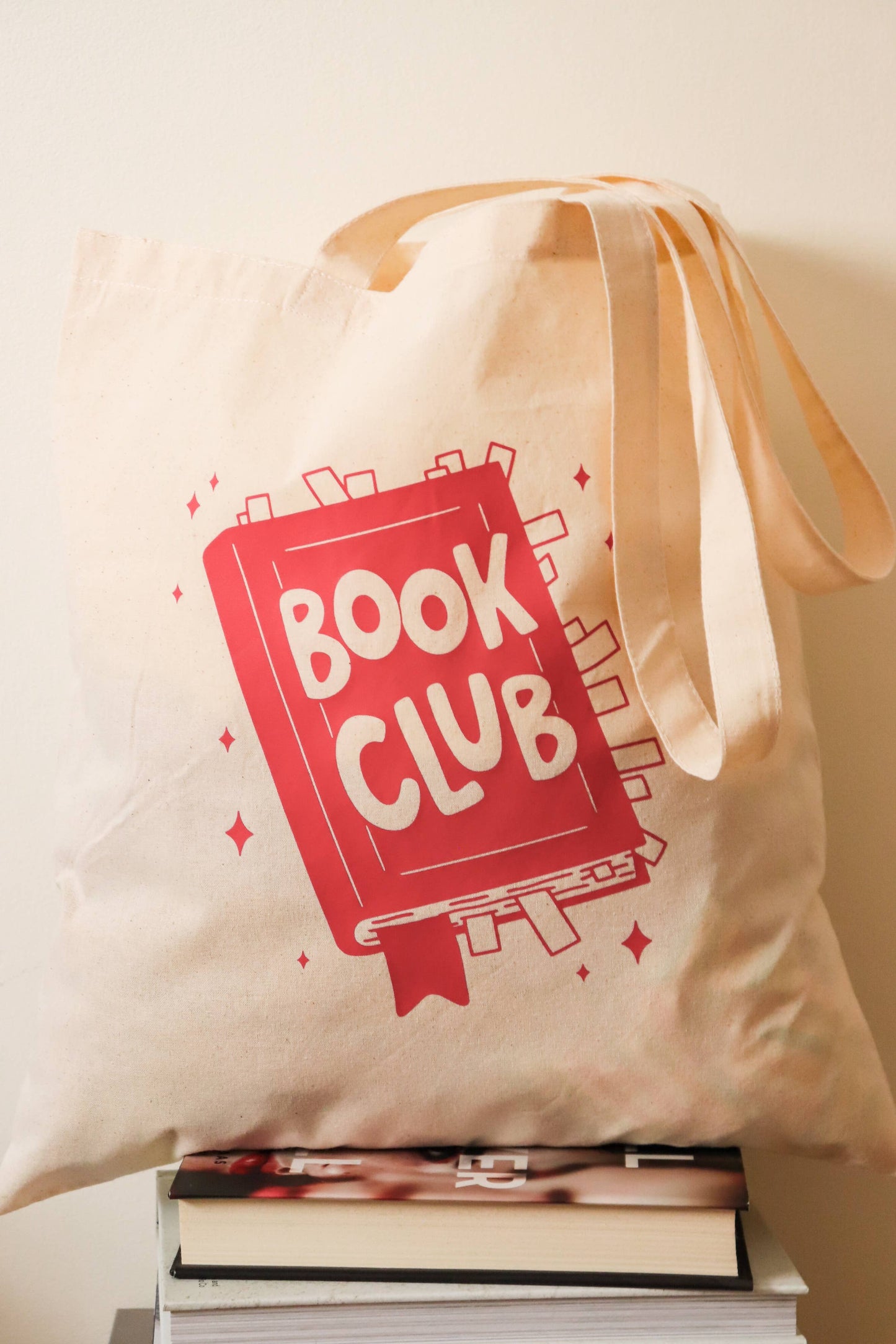 Book Club | Natural Cotton Tote Bag