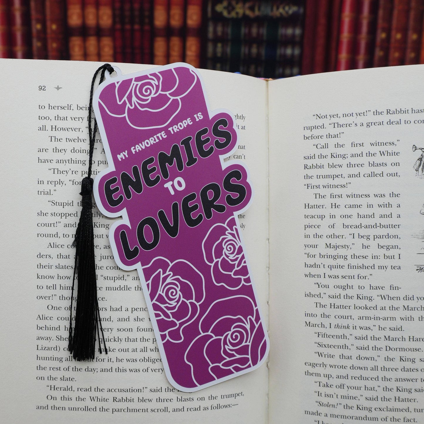 “My Favorite Trope is Enemies to Lovers” Bookmark