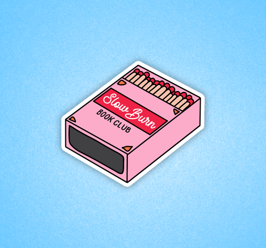 Slow Burn Book Club Sticker