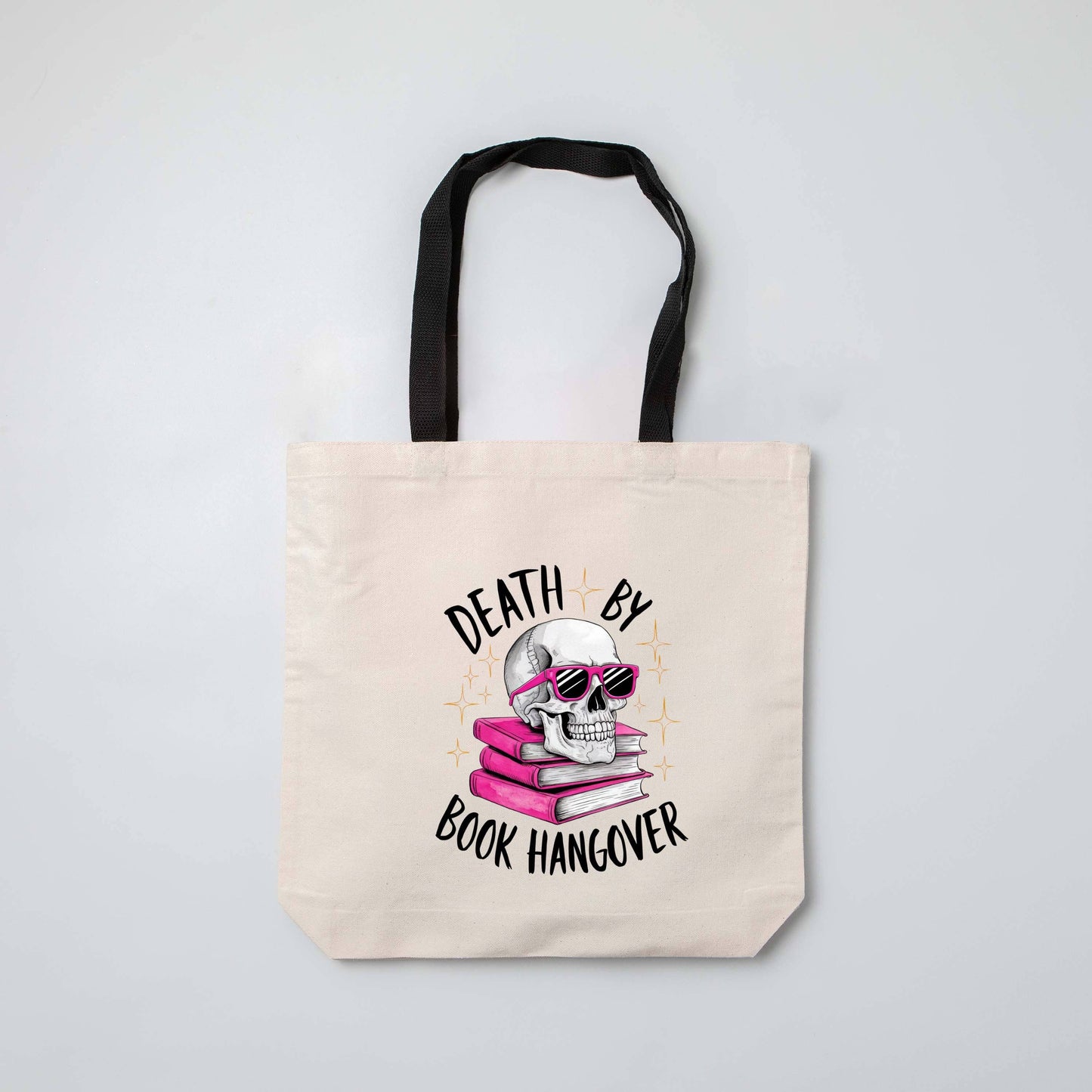 "Death by Book Hangover"Tote Bag