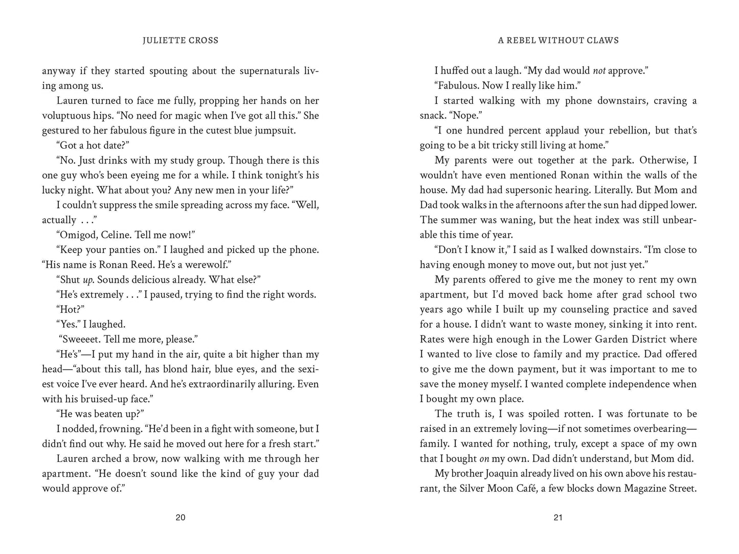A Rebel Without Claws- Juliette Cross