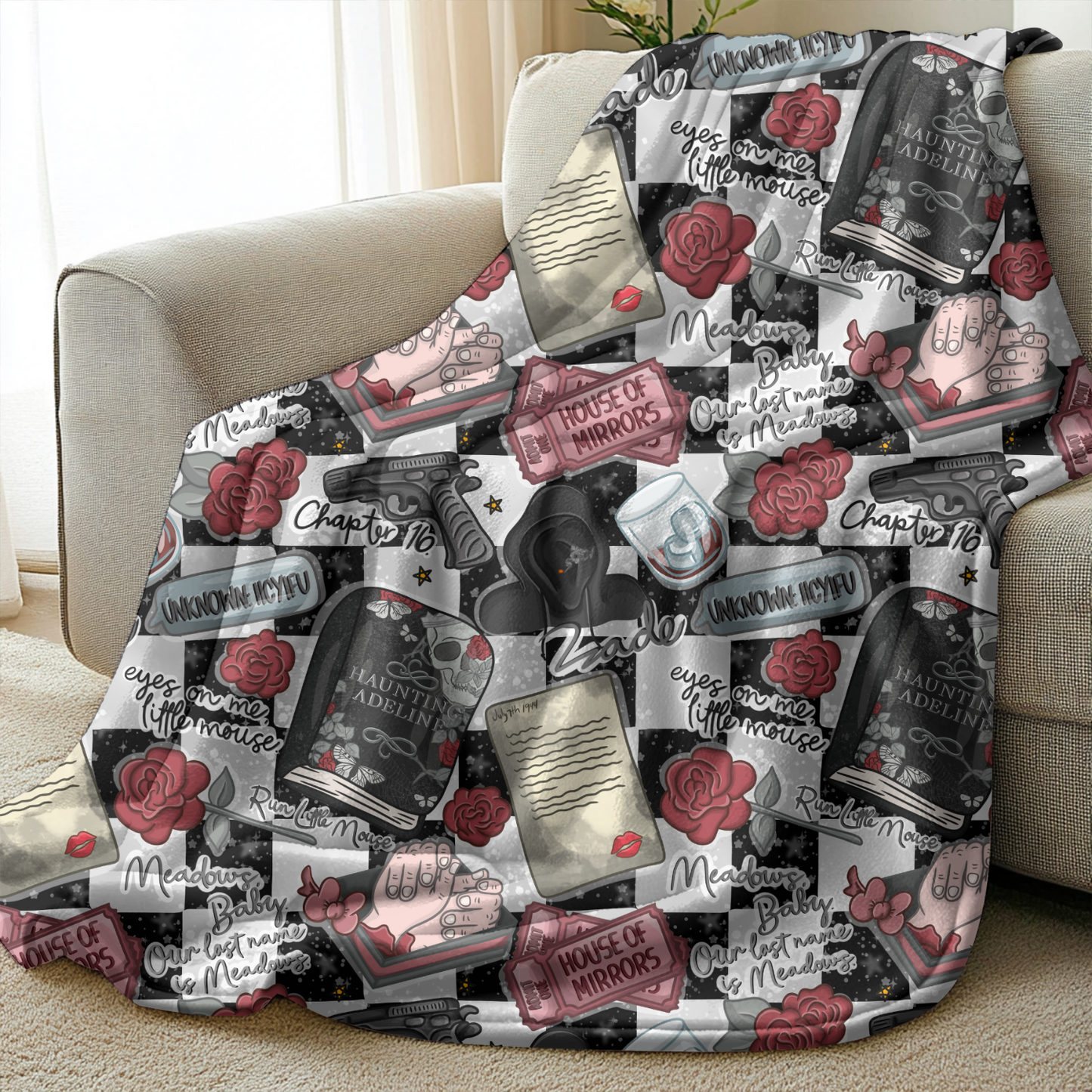 Book Themed Blankets