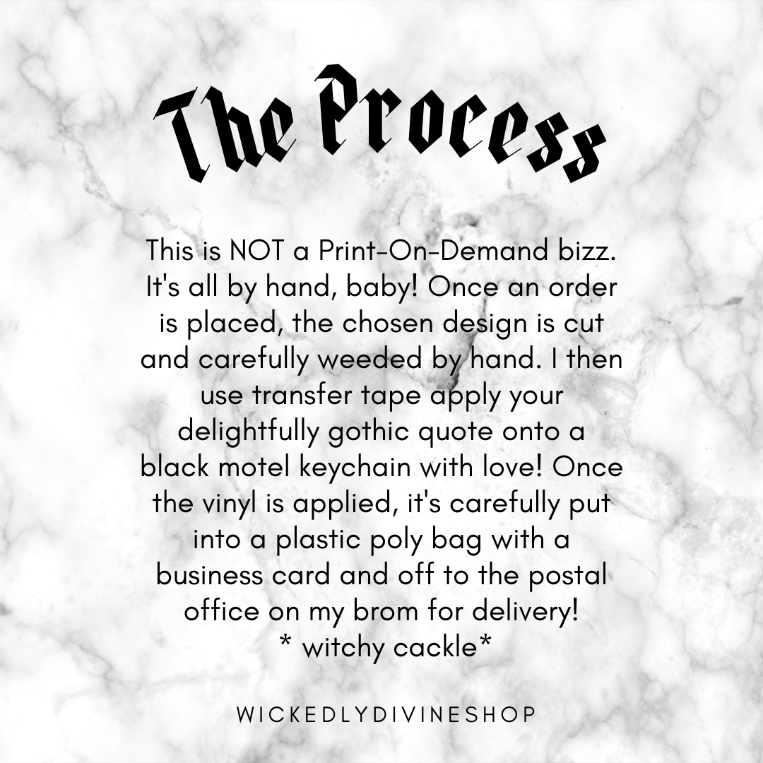 Goth Style, Witchy Style, Motel Keychains, In My Villain Era