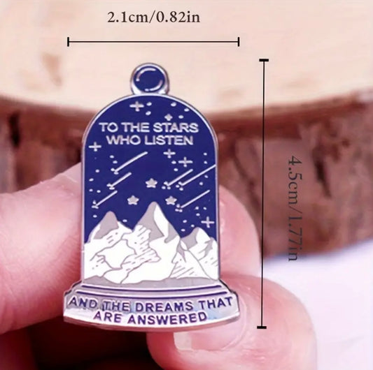 To The Stars Who Listen Enamel pin