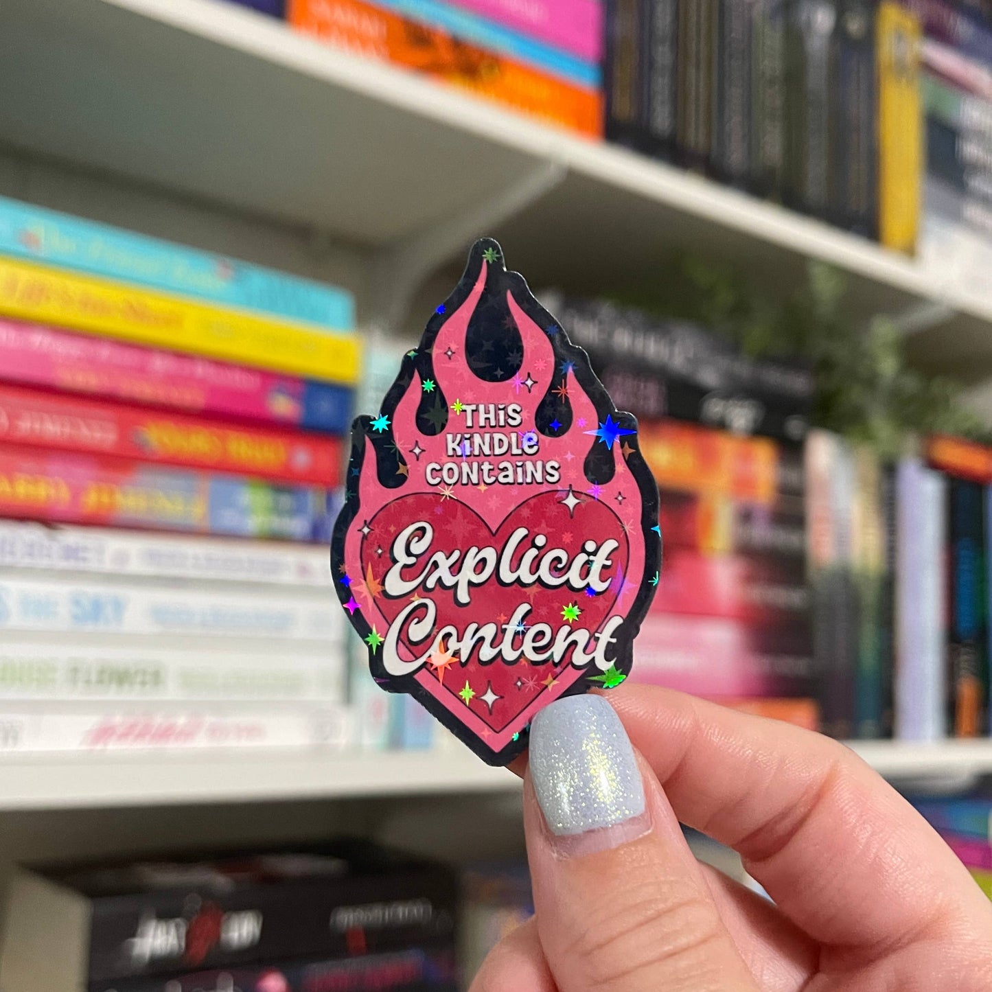 This Kindle Contains Explicit Content Vinyl Sticker