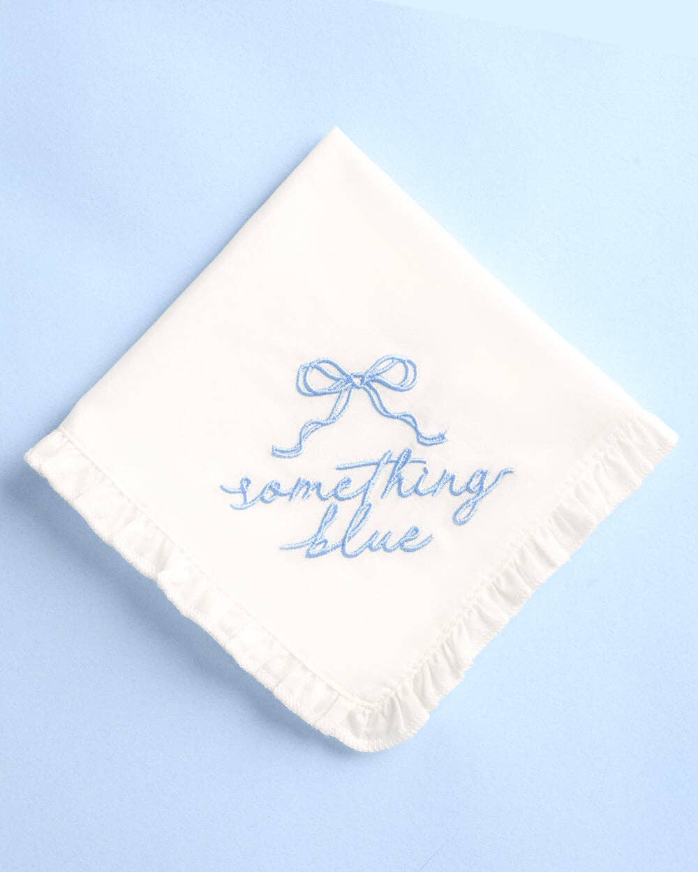 Something Blue Bride Hanky