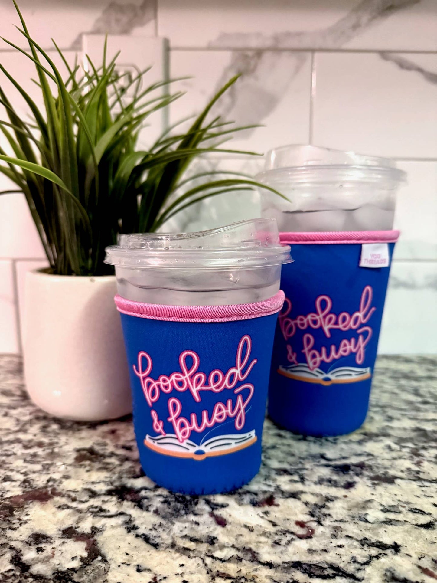 Booked & Busy Coffee Drink Sleeve