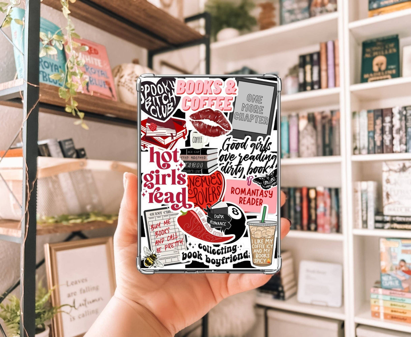 Hot Girls Read Sparkly Kindle Insert
