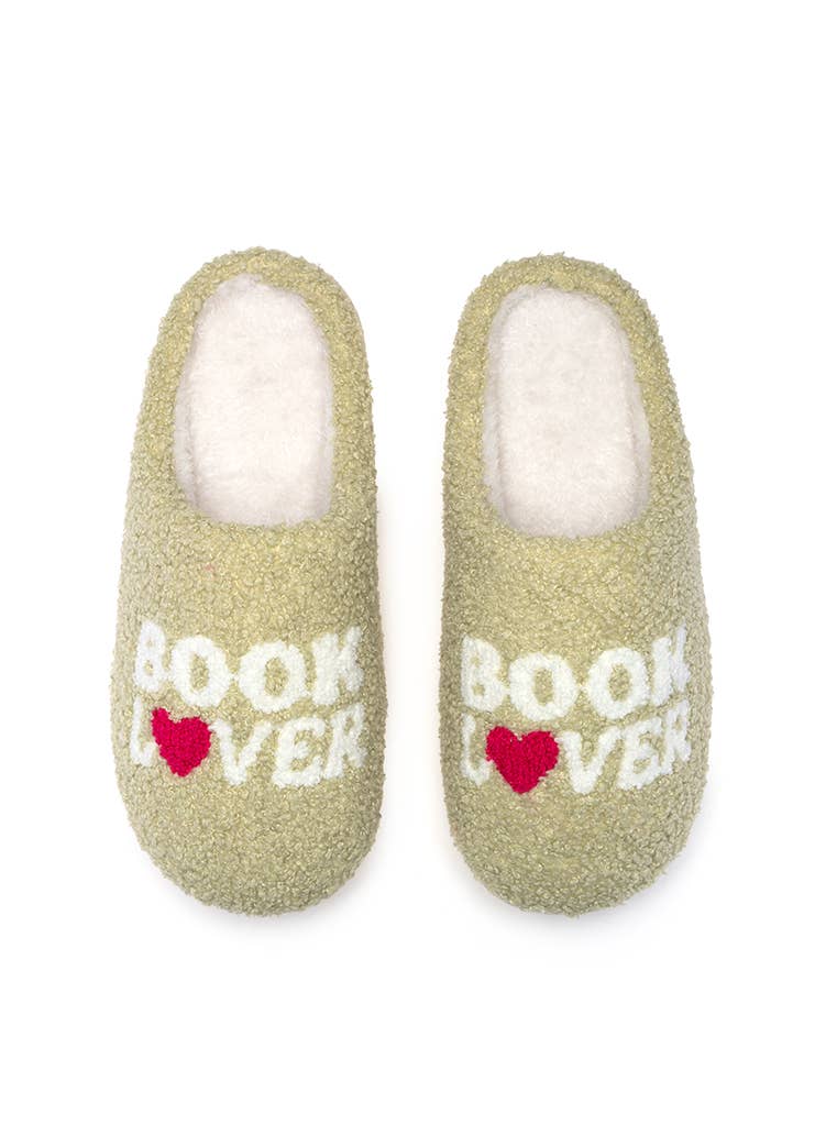 "Book Lover" Slippers