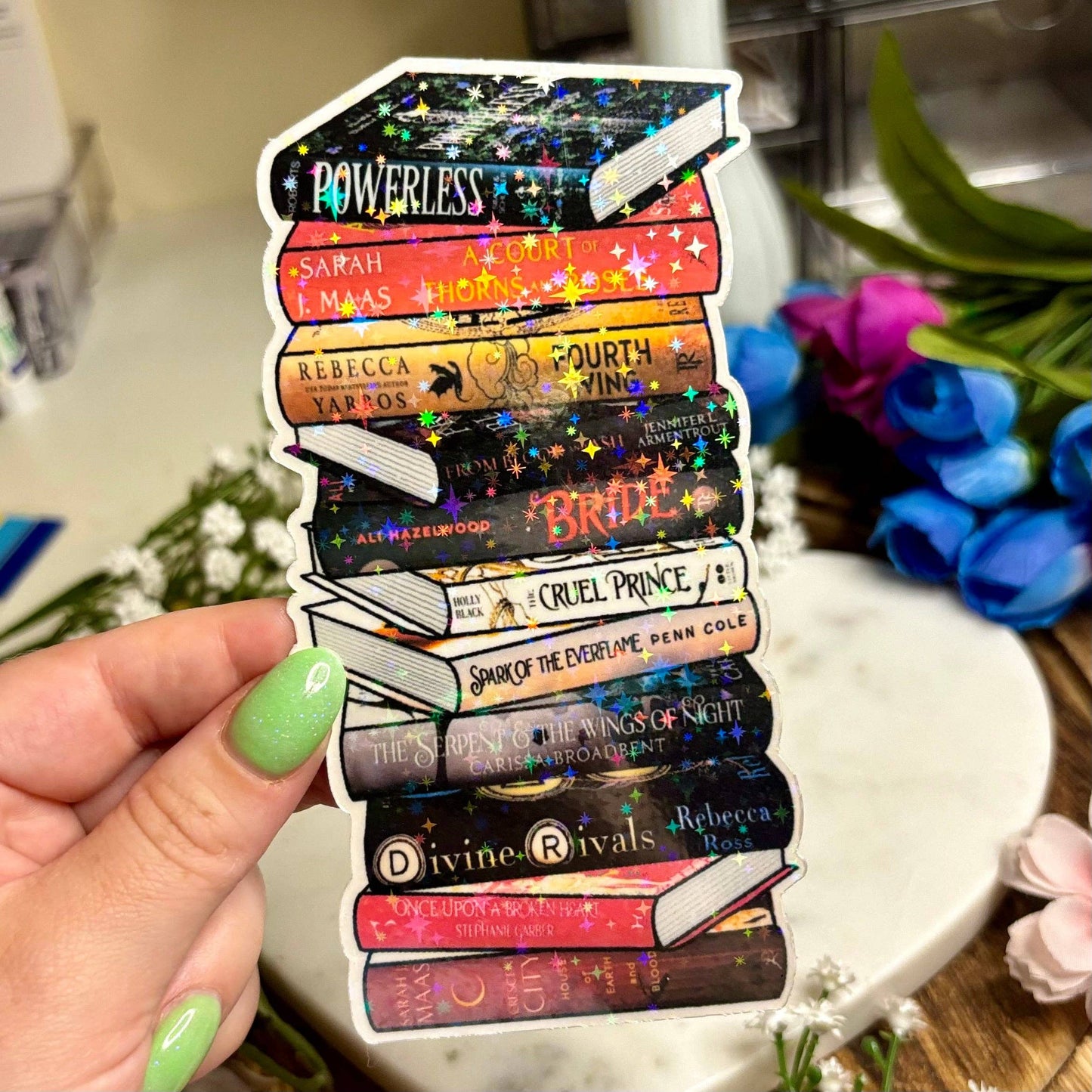 Romantasy Books Cardstock Bookmark - BookTok Favorites