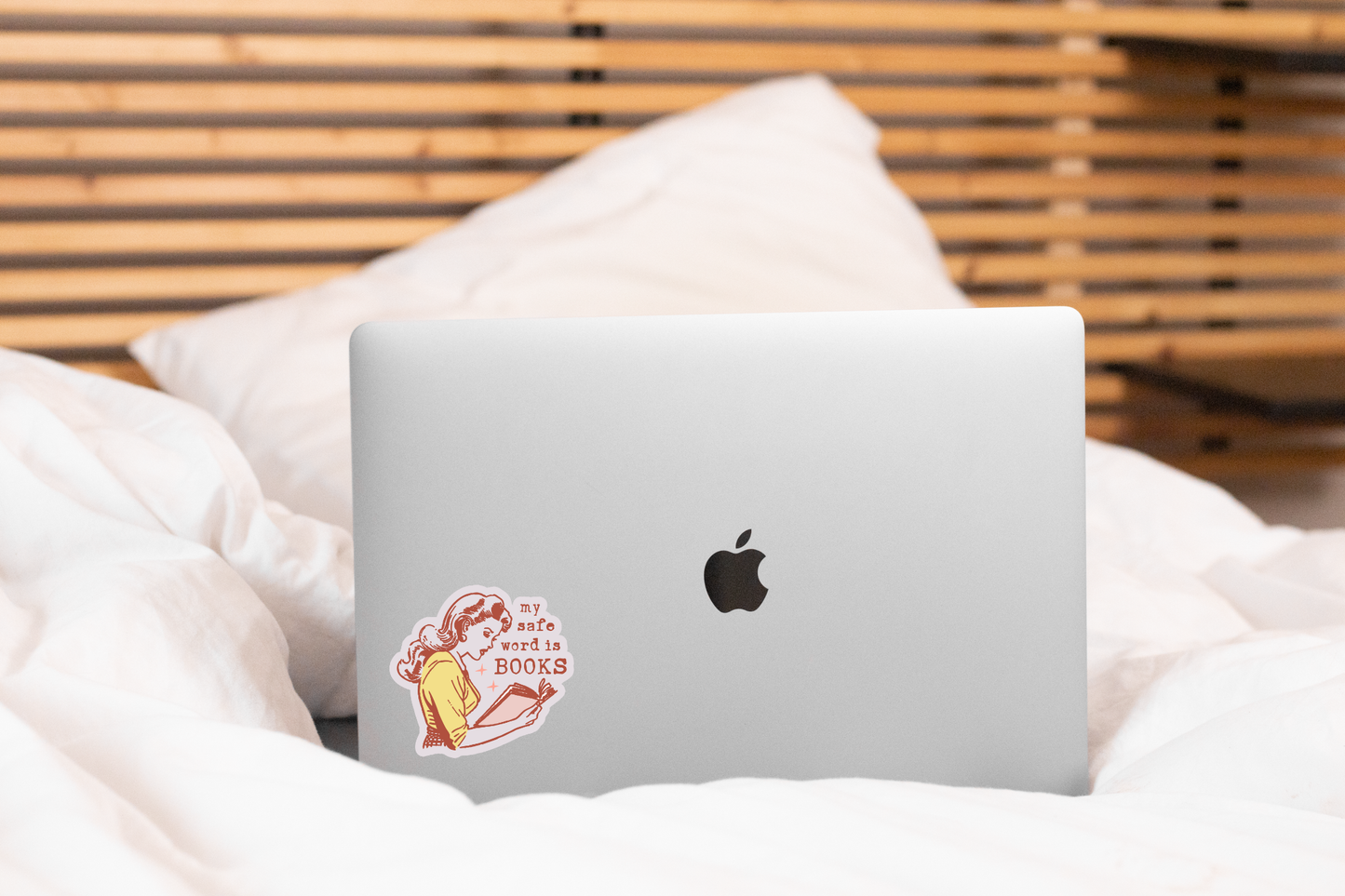 My Safe Word is BOOKS Sticker