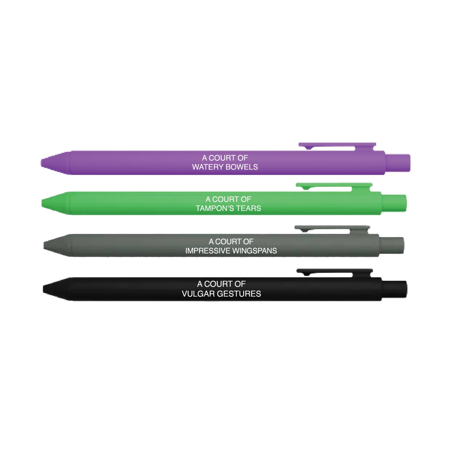 Court Drama Funny Romantasy Pen Set