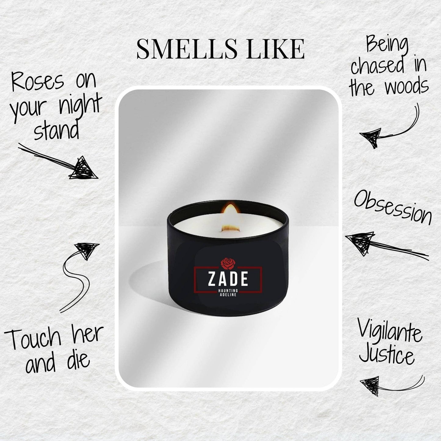 "Zade" Candle Officially Licensed