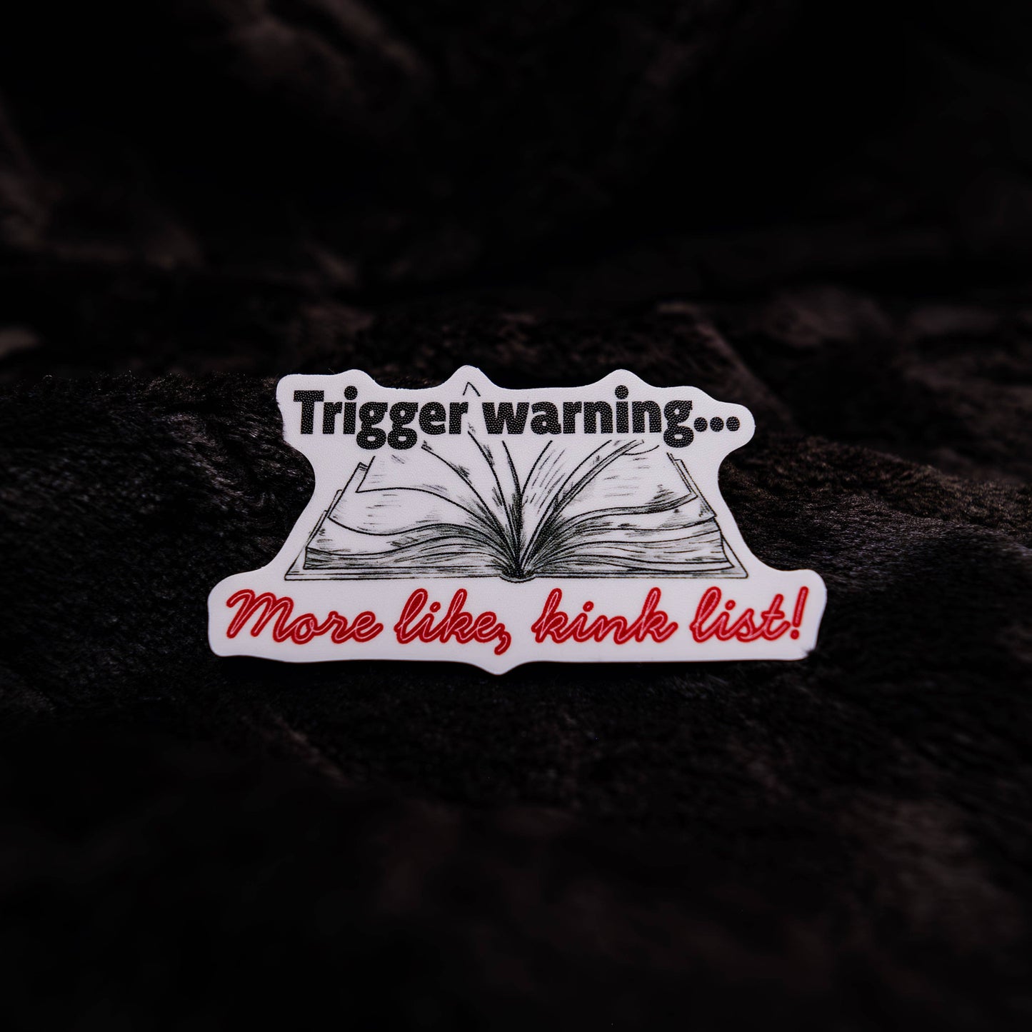 Trigger warning... More like, kink list! Sticker