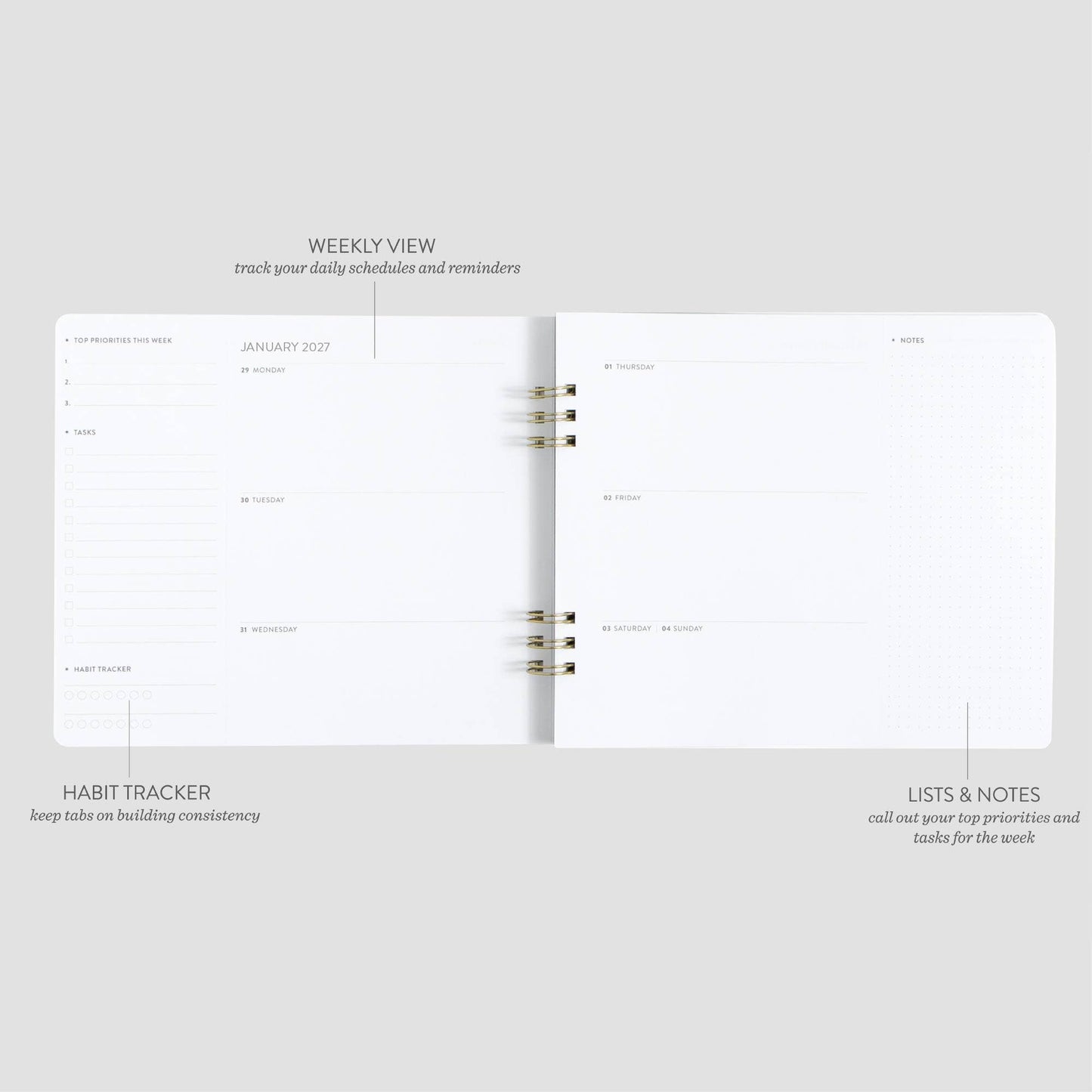 Lilac Pocket Planner - 2027 Calendar Year