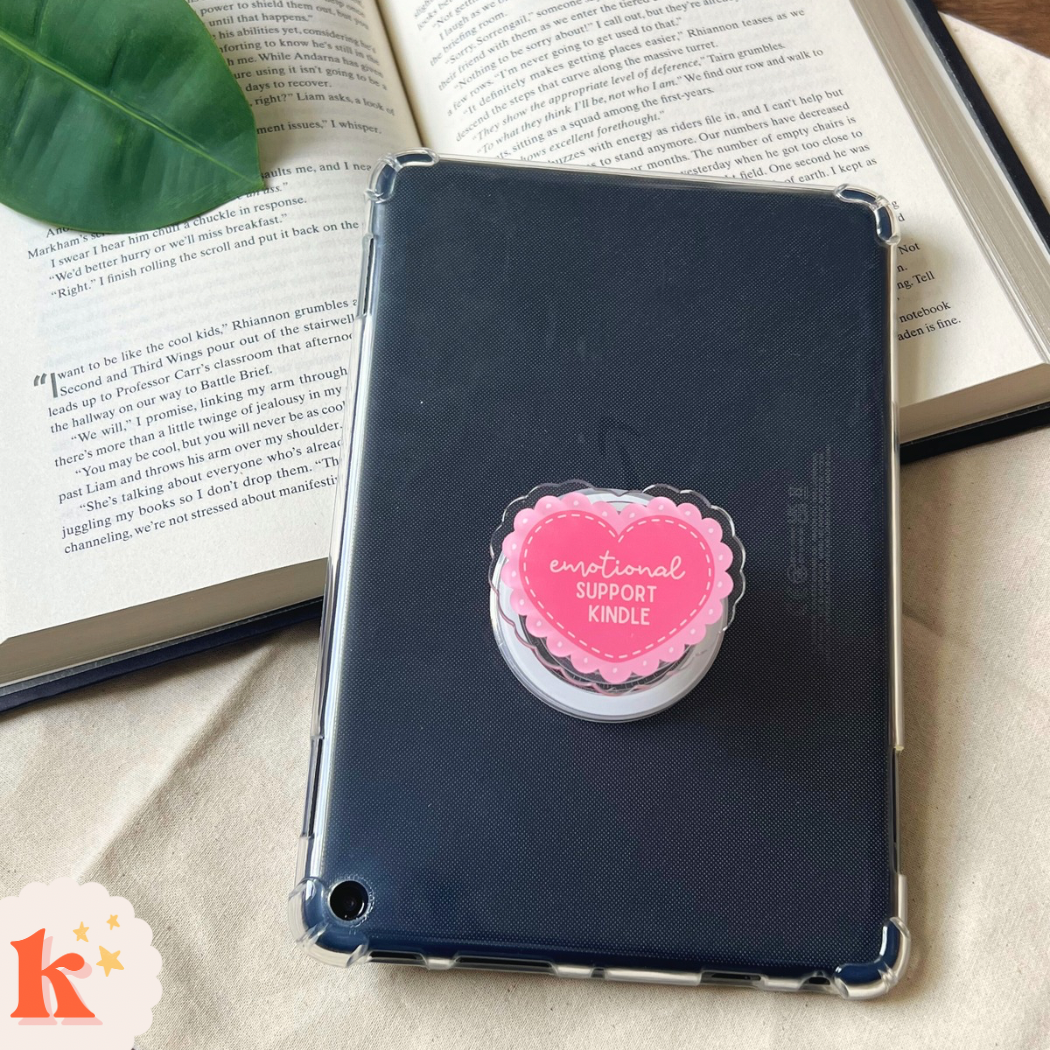 Emotional support kindle grip | kobo grip