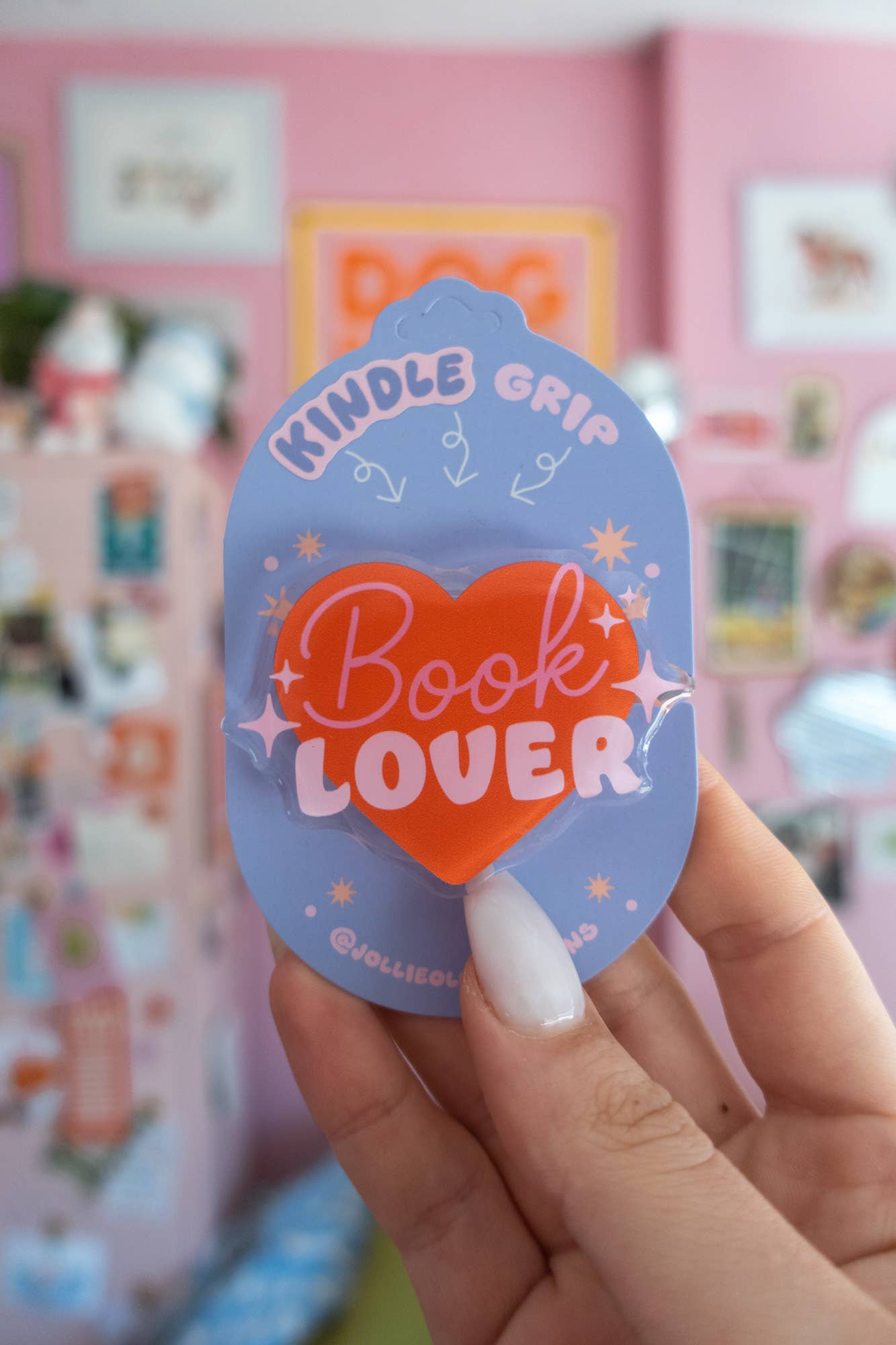 Book Lover Kindle Grip