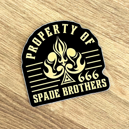 Property of Spade Brothers Sticker