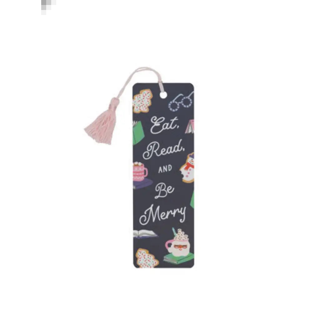 Eat, Read, & Be Merry Bookmark