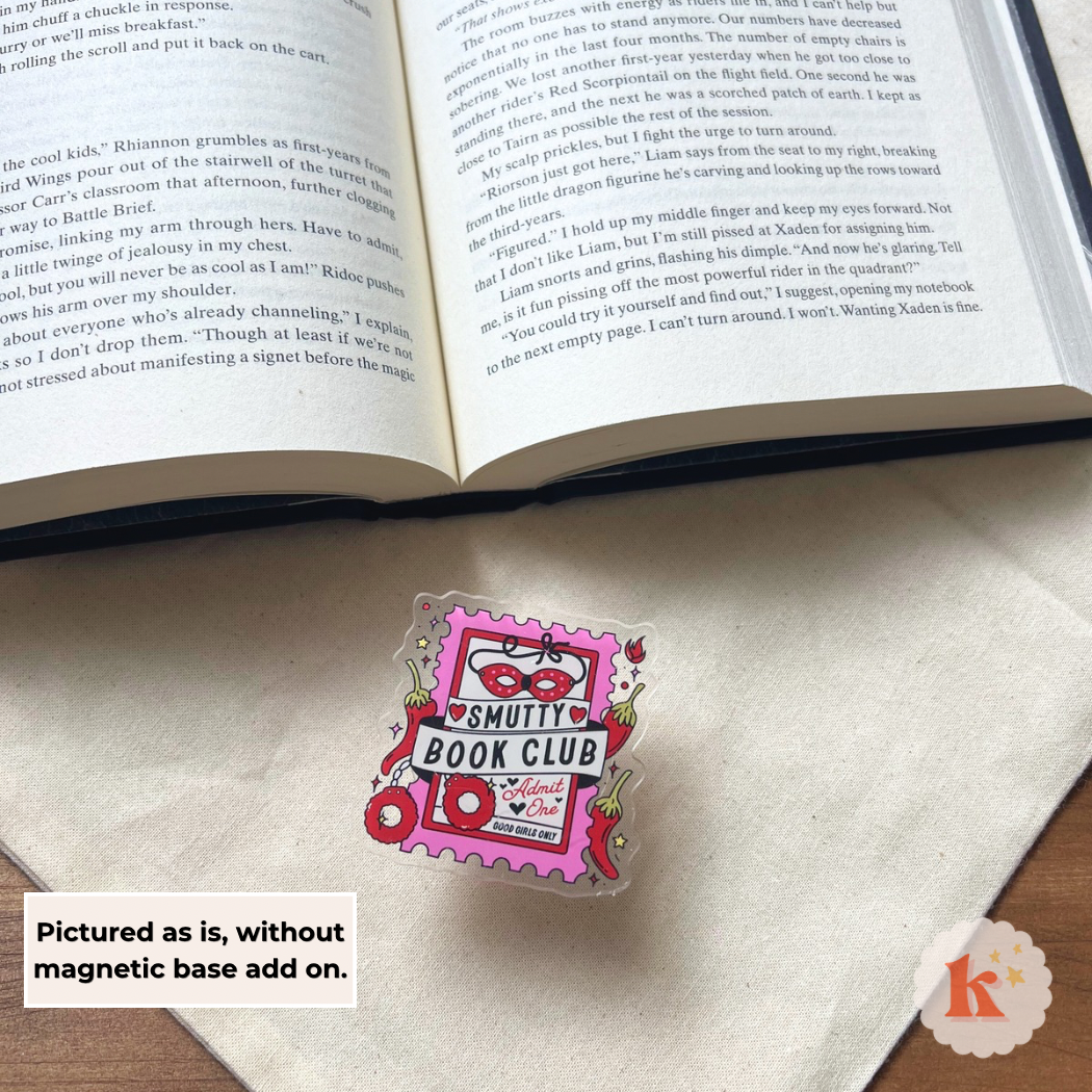 Smutty Book Club| bookish kindle grip