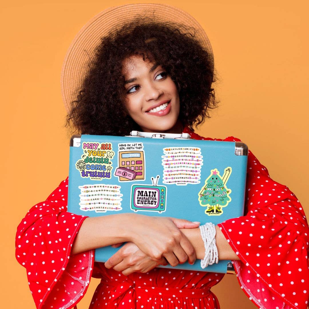 Hang On, Let Me Girl Math That Vinyl Sticker