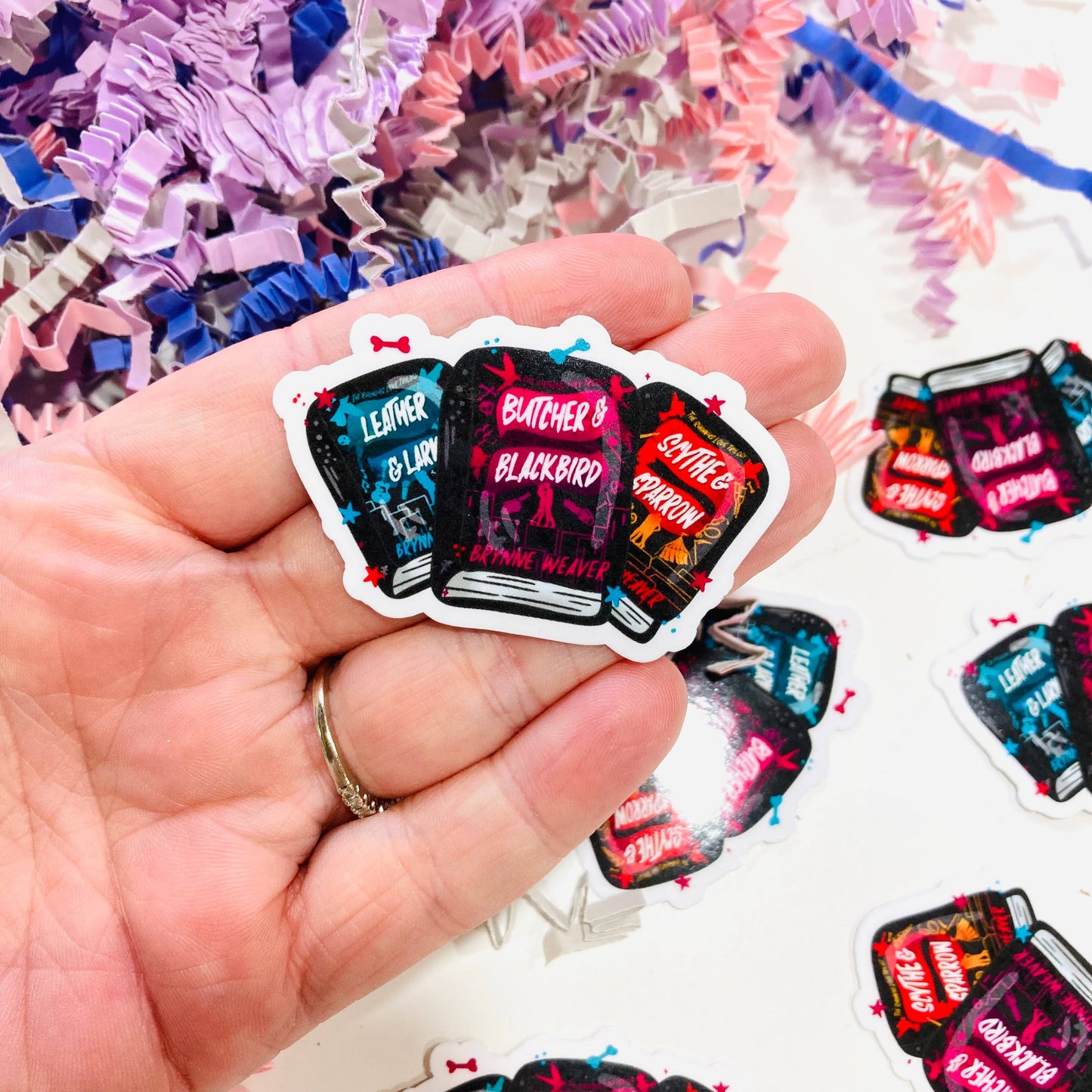 Butcher & Blackbird Book Covers Sticker