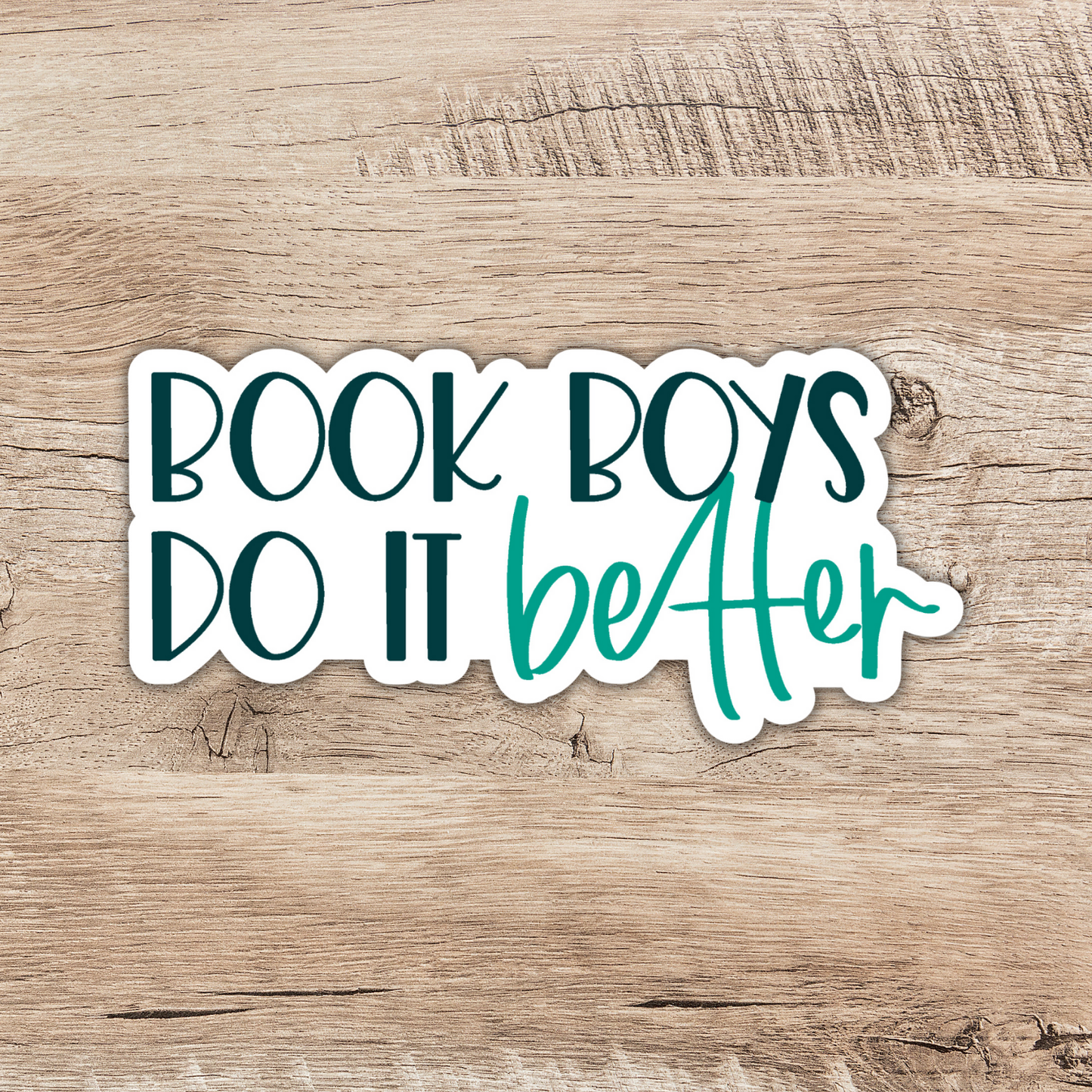 Book Boys Do It Better Sticker