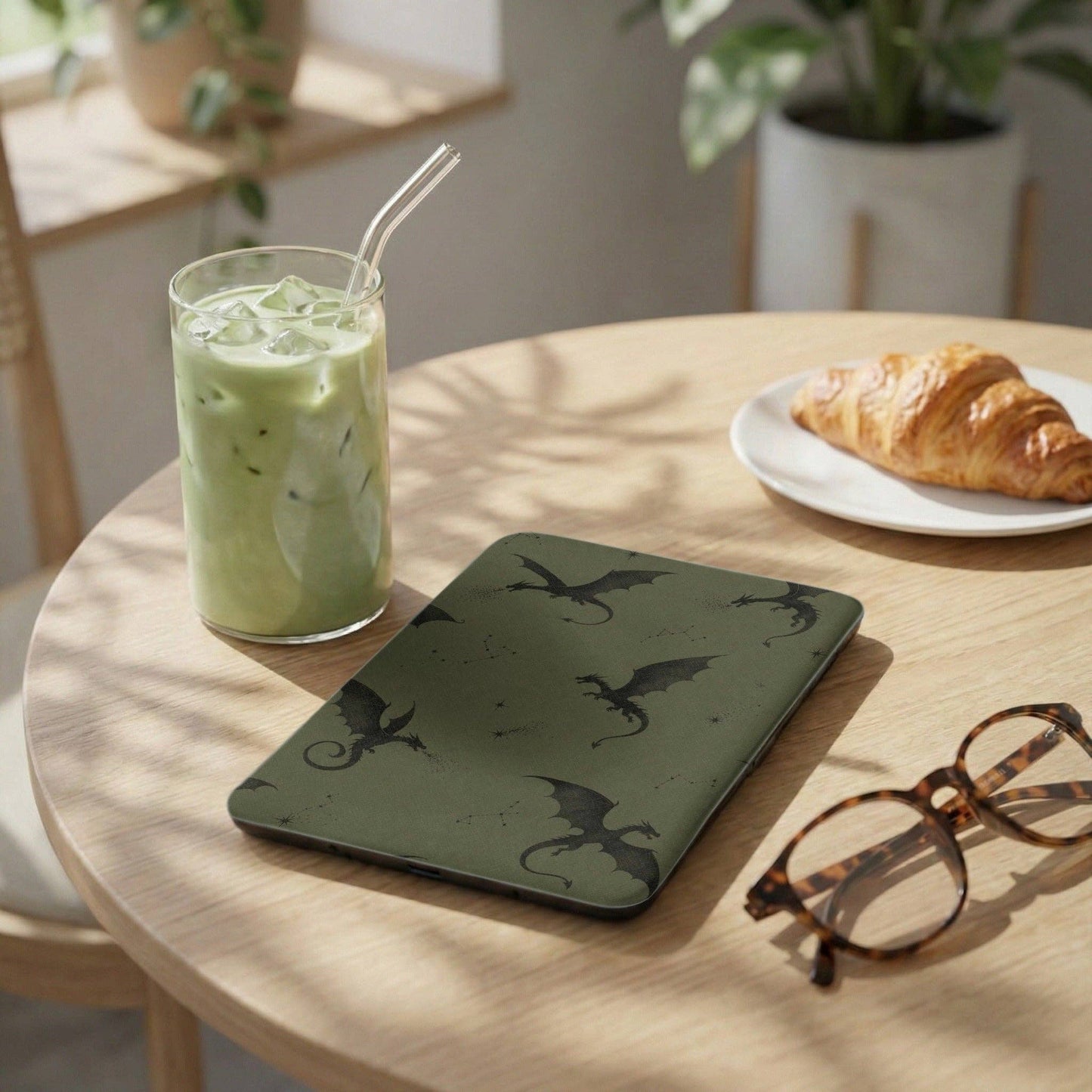 Green Fourth Wing Kindle Case