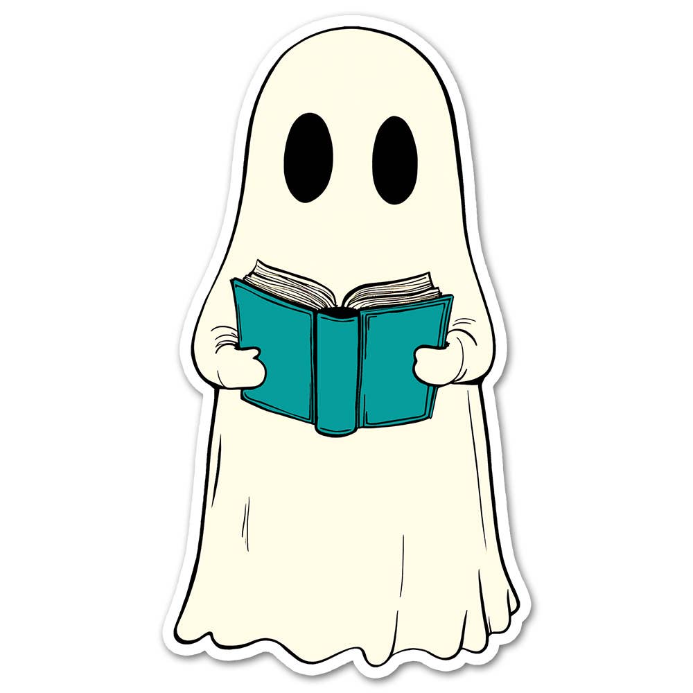 Bookish Ghost Sticker